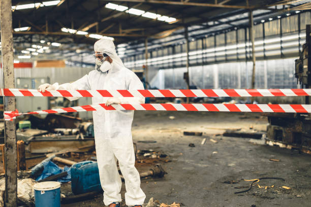 Professional Infectious Disease Decontamination technician working in Jarrettsville, MD